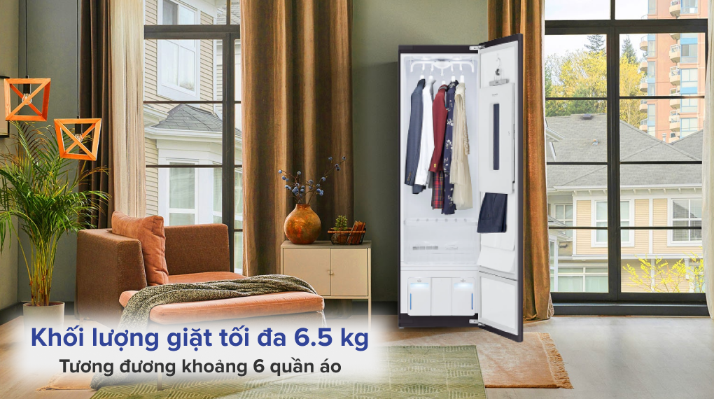 Tủ chăm sóc quần áo thông minh LG S5GOC - Khối lượng giặt Tủ chăm sóc quần áo thông minh LG S5GOC - Khối lượng giặt