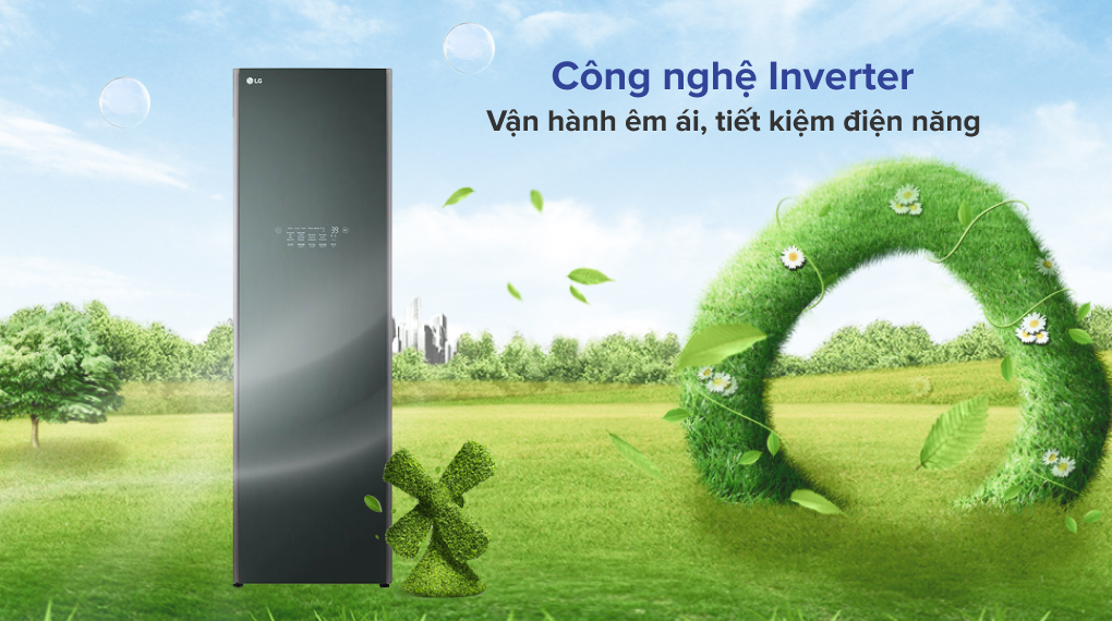 Tủ chăm sóc quần áo thông minh LG S5GOC - Công nghệ Inverter Tủ chăm sóc quần áo thông minh LG S5GOC - Công nghệ Inverter