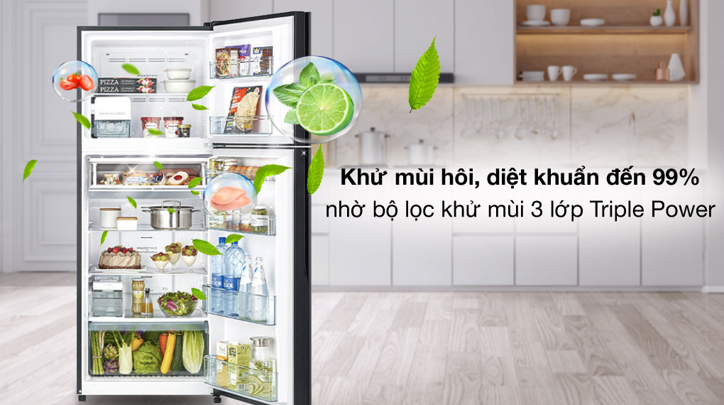 Lọc khử mùi - Tủ lạnh Hitachi Inverter 390 lít R-FVY510PGV0 GMG