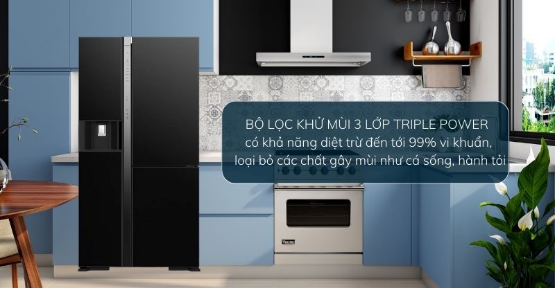 Công nghệ kháng khuẩn khử mùi Triple Power