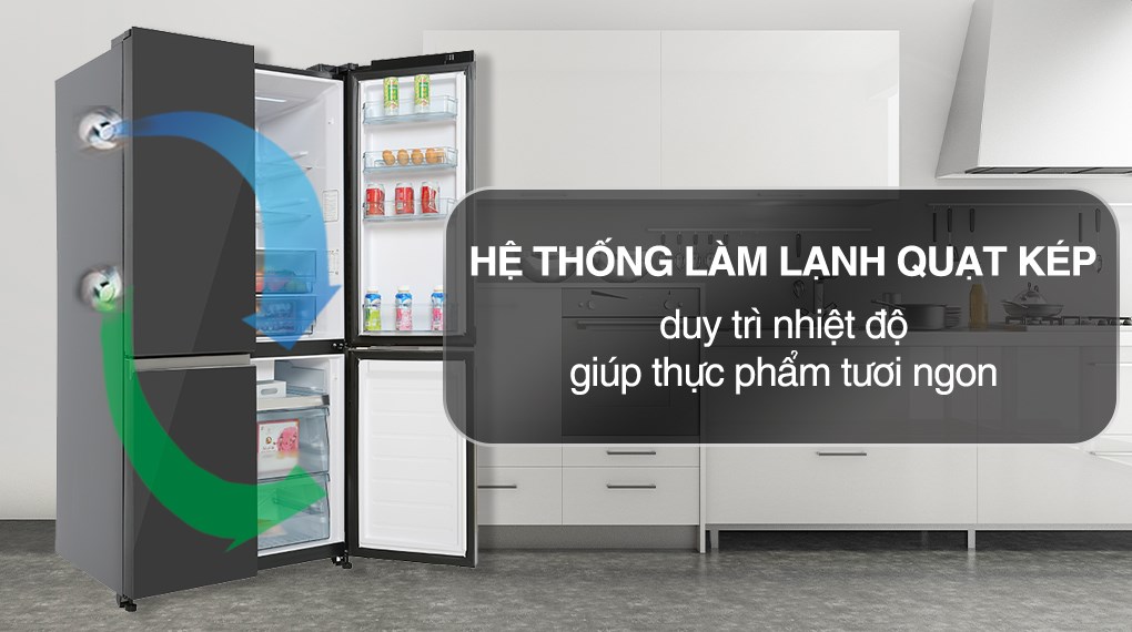 Tủ lạnh Hitachi Inverter 569 lít R-WB640PGV1 GMG - Công nghệ làm lạnh