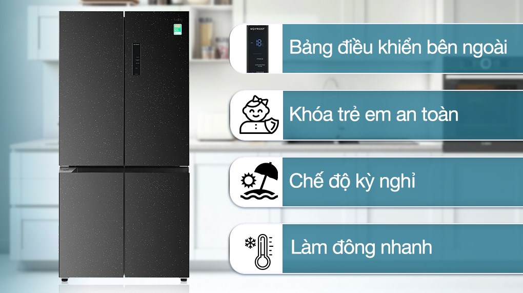 Tủ lạnh Beko Inverter 553 lít GNO51651KVN - Tiện ích