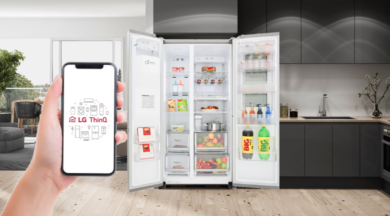 Ứng dụng Smart ThinQ - Tủ lạnh LG Inverter InstaView Door-in-Door 601 lít GR-X247JS Ứng dụng Smart ThinQ - Tủ lạnh LG Inverter InstaView Door-in-Door 601 lít GR-X247JS
