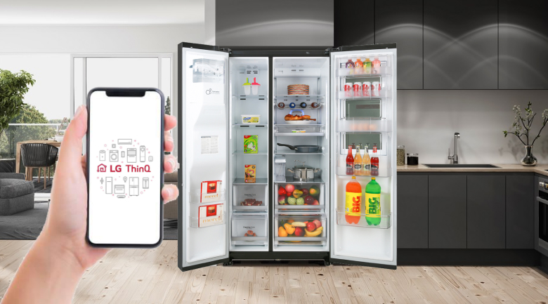 Ứng dụng LG Smart ThinQ - Tủ lạnh LG Inverter InstaView Door-in-Door 601 lít GR-X247JS Ứng dụng LG Smart ThinQ - Tủ lạnh LG Inverter InstaView Door-in-Door 601 lít GR-X247JS