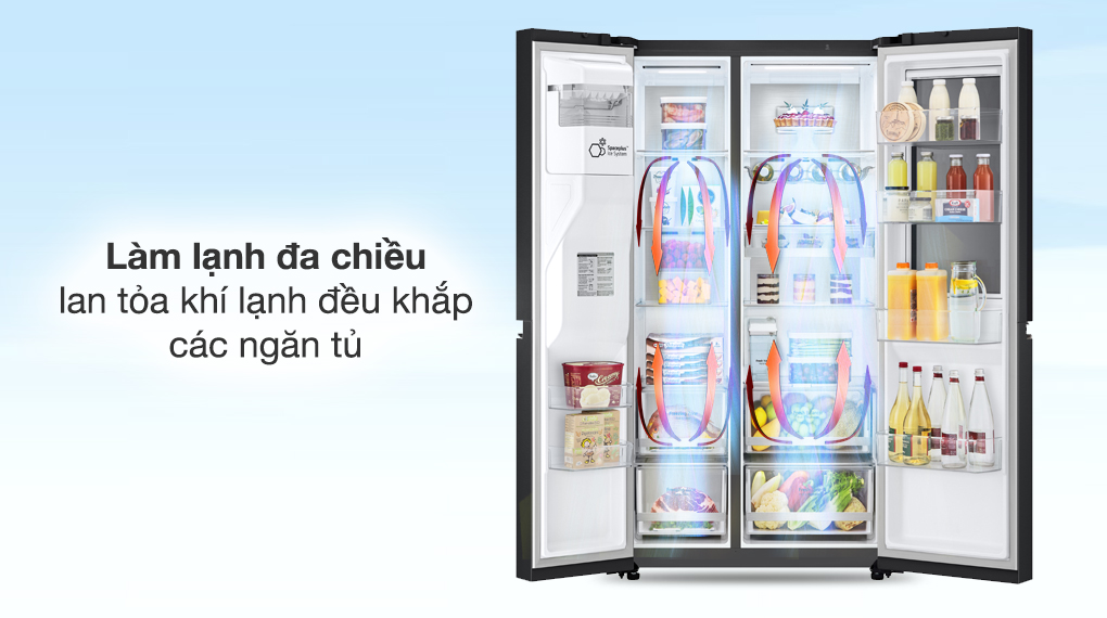 Tủ lạnh LG Inverter 635 Lít Side By Side InstaView Door-in-Door GR-X257BL - Công nghệ làm lạnh + Công nghệ bảo quản thực phẩm Tủ lạnh LG Inverter 635 Lít Side By Side InstaView Door-in-Door GR-X257BL - Công nghệ làm lạnh + Công nghệ bảo quản thực phẩm