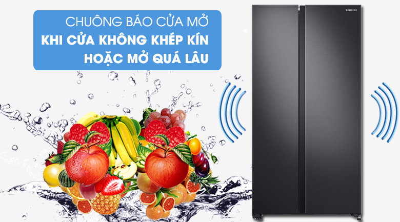 Tủ lạnh Samsung Inverter 655 lít RS62R5001B4/SV - Chuông báo cửa