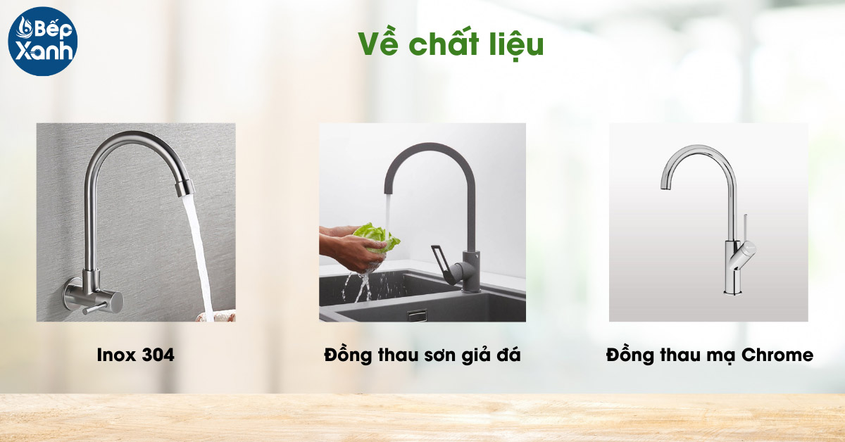 Chất liệu phổ biến của chậu rửa giá rẻ