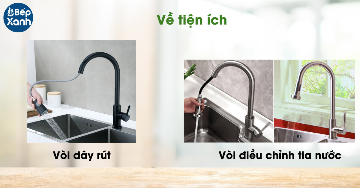 Những tiện ích của vòi rửa chén giá rẻ