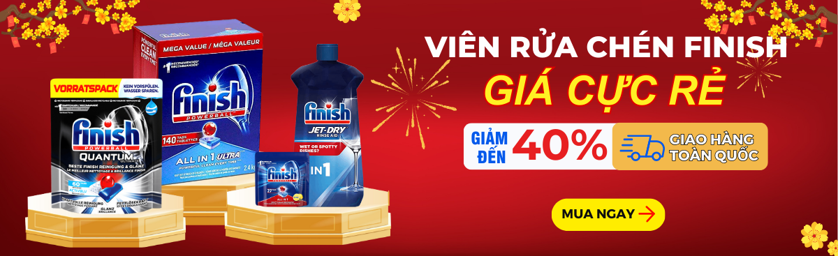 Viên rửa chén Finish