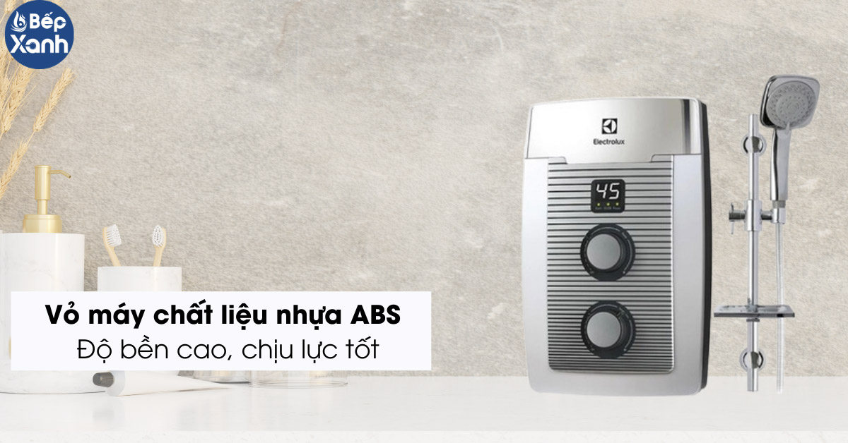 Máy nước nóng Electrolux chất liệu nhựa ABS cao cấp