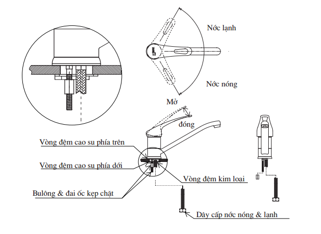 Ban ve Voi bep Inax SFV-112S