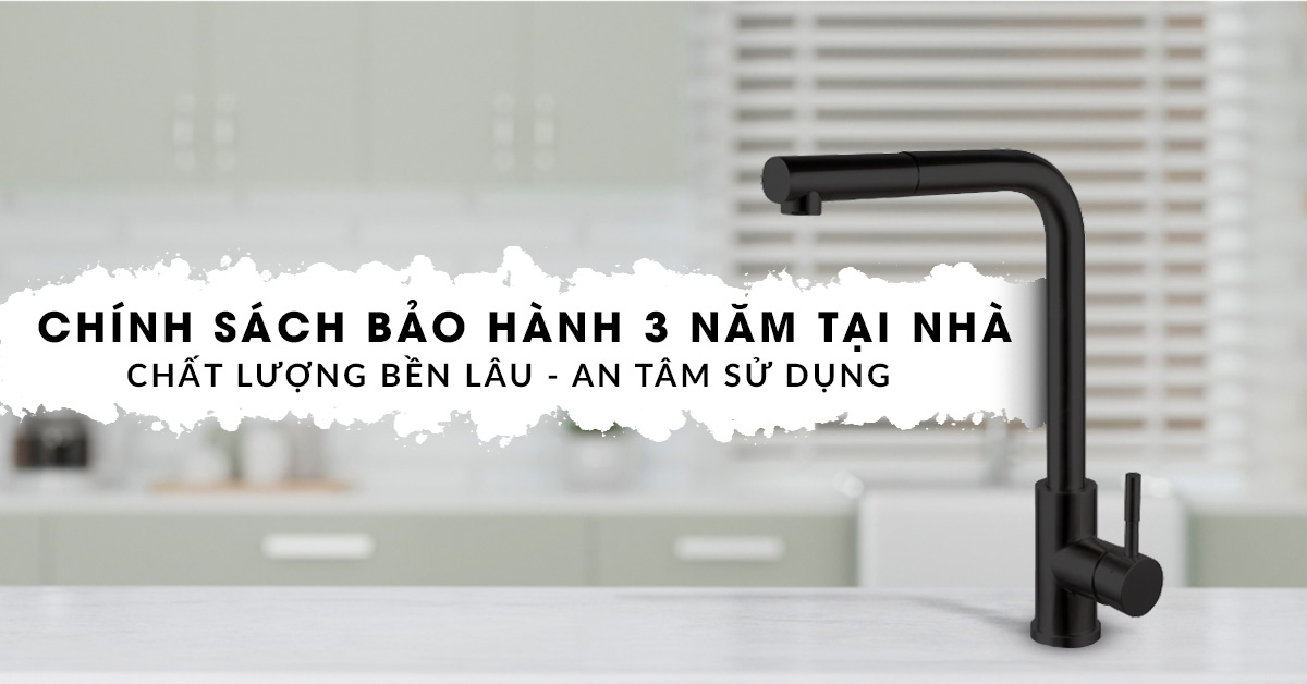 Chính sách bảo hành của vòi rửa chén EF-K185B