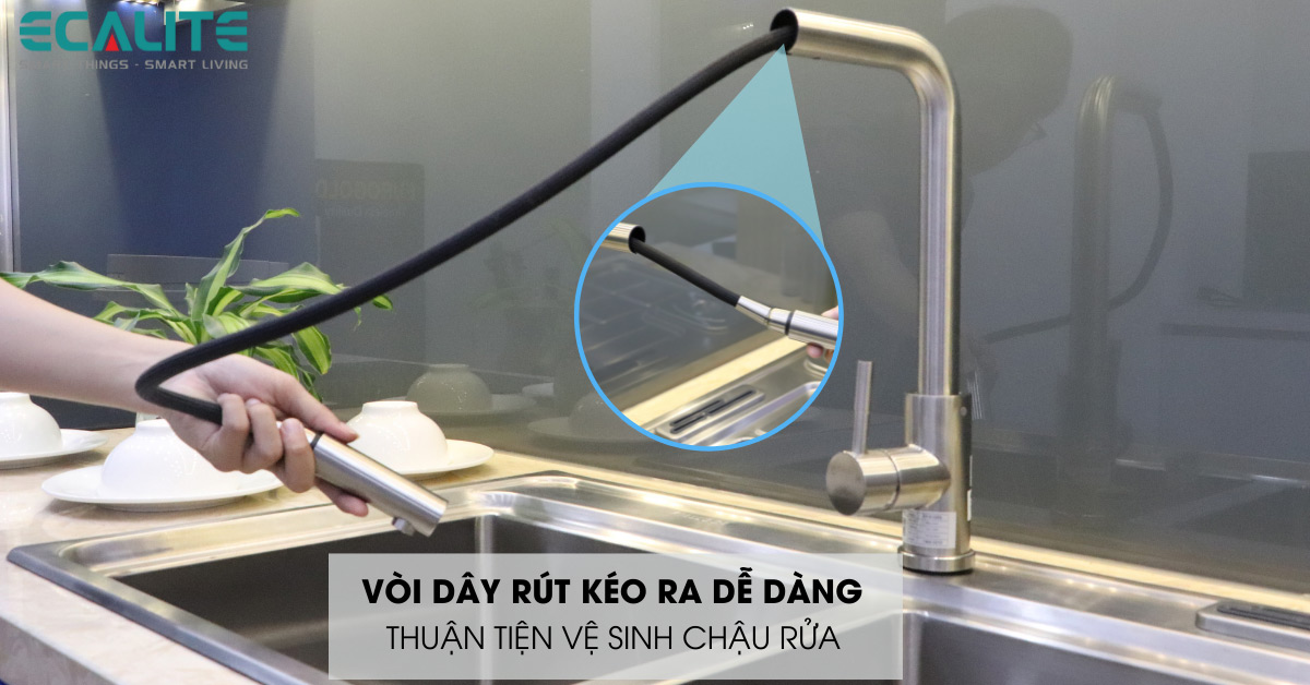 trang bị dây rút kéo dài tiện lợi