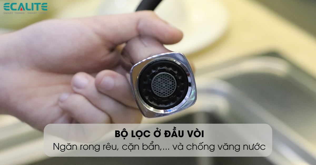 Bộ lọc của vòi rửa chén nóng lạnh Ecalite EF-K569C