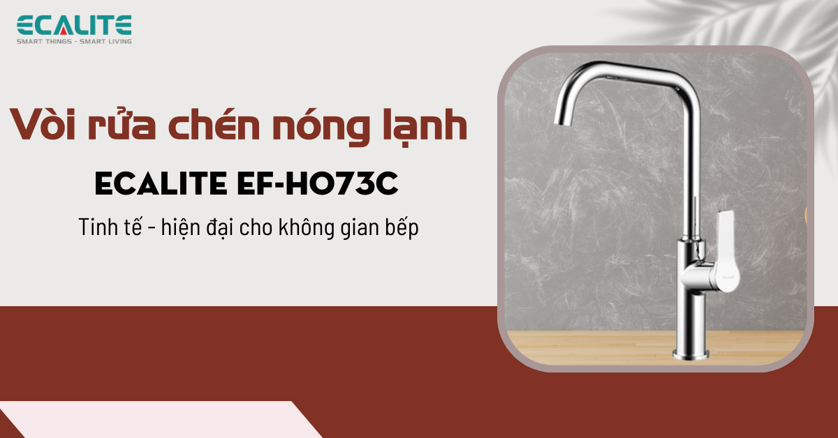 Vòi rửa chén nóng lạnh Ecalite EF-H073C