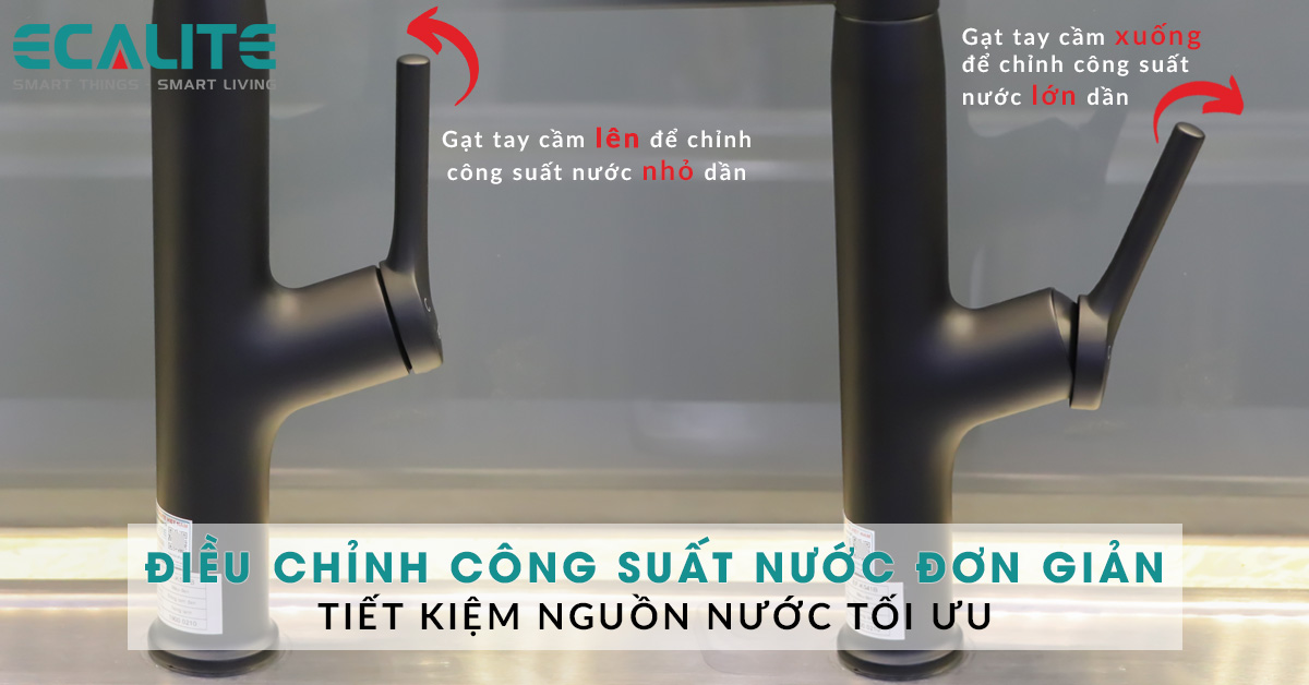 Vòi EF-K541B điều chỉnh được công suất nước mạnh - yếu