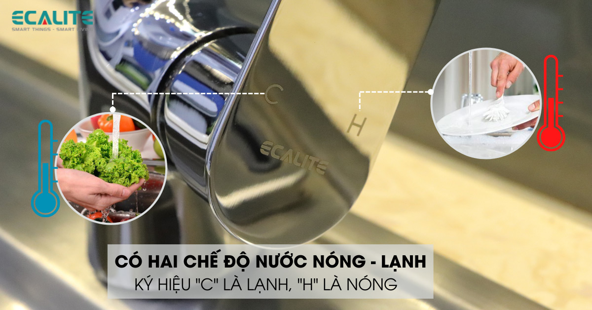 có hai nguồn nước nong - lạnh