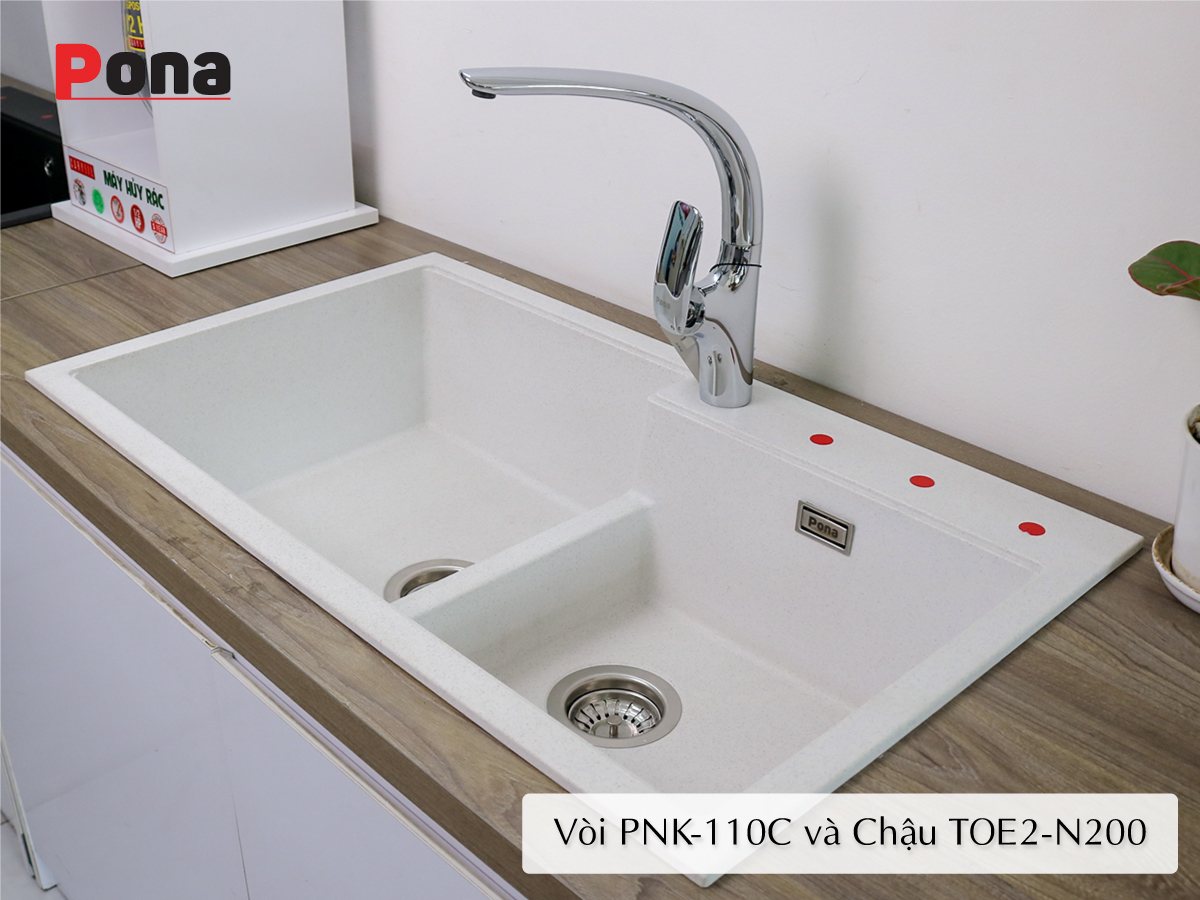 vòi rửa chén nóng lạnh PONA PNK-110C