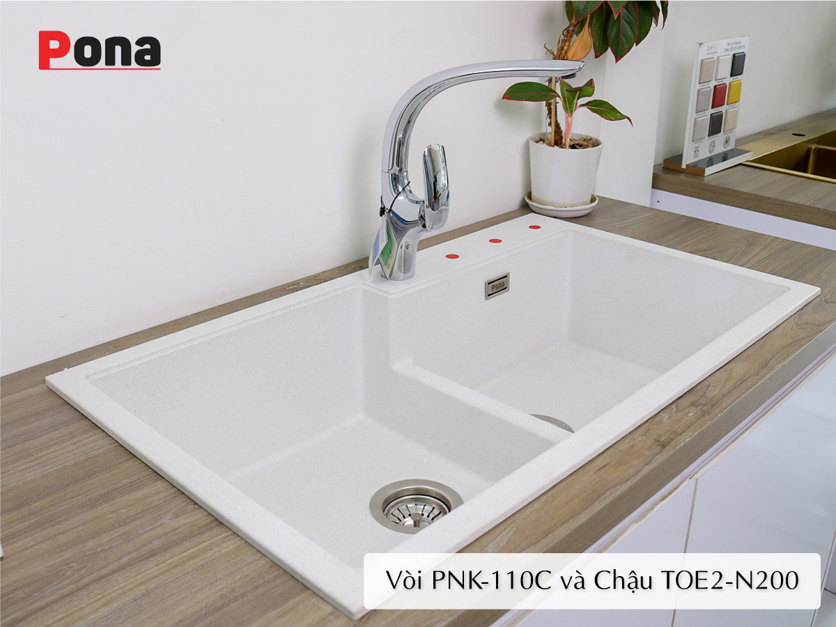 vòi rửa chén nóng lạnh PONA PNK-110C