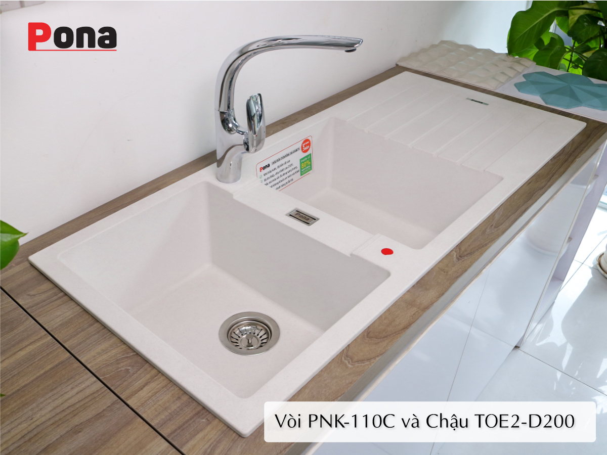 vòi rửa chén nóng lạnh PONA PNK-110C