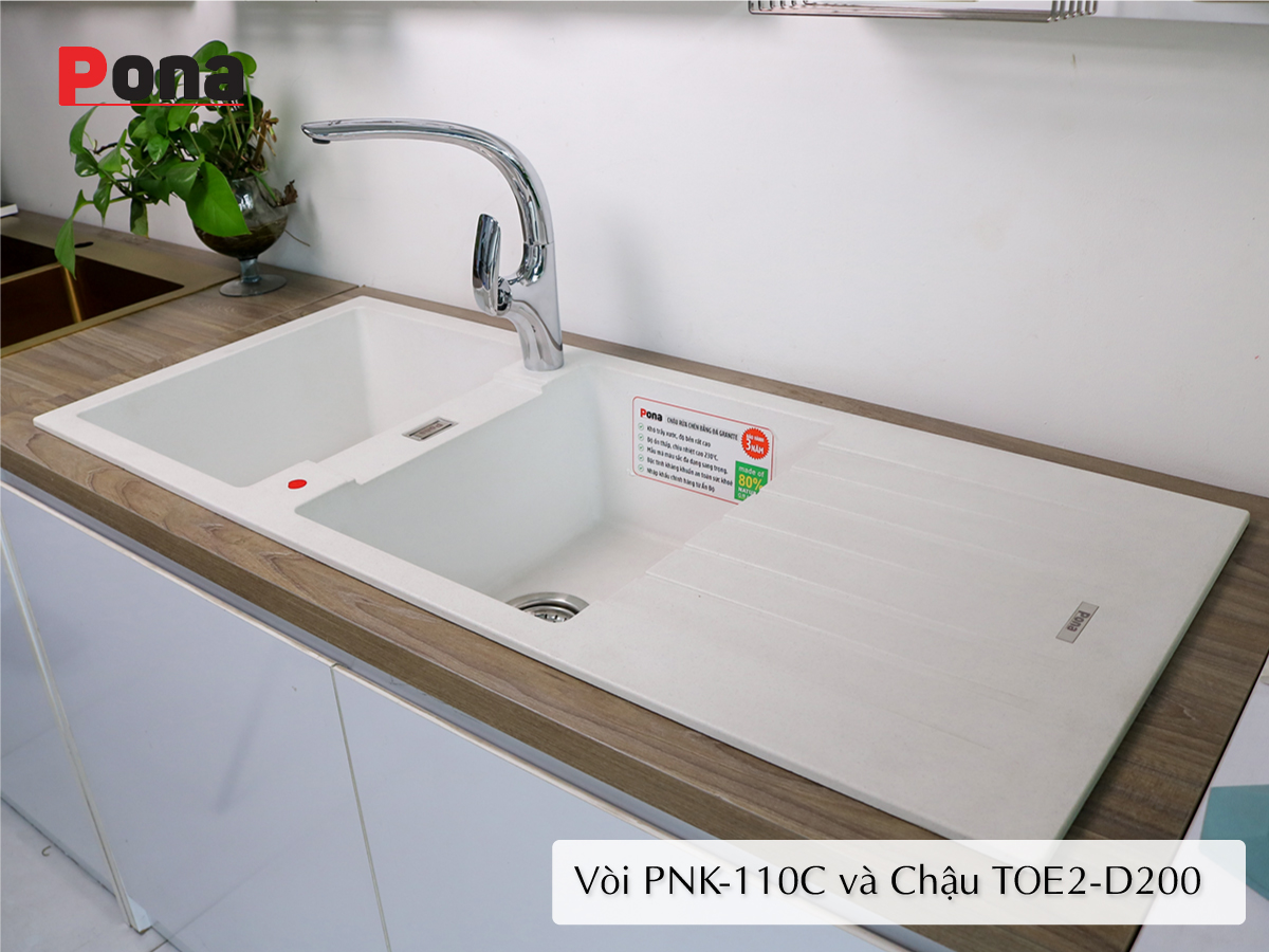 vòi rửa chén nóng lạnh PONA PNK-110C