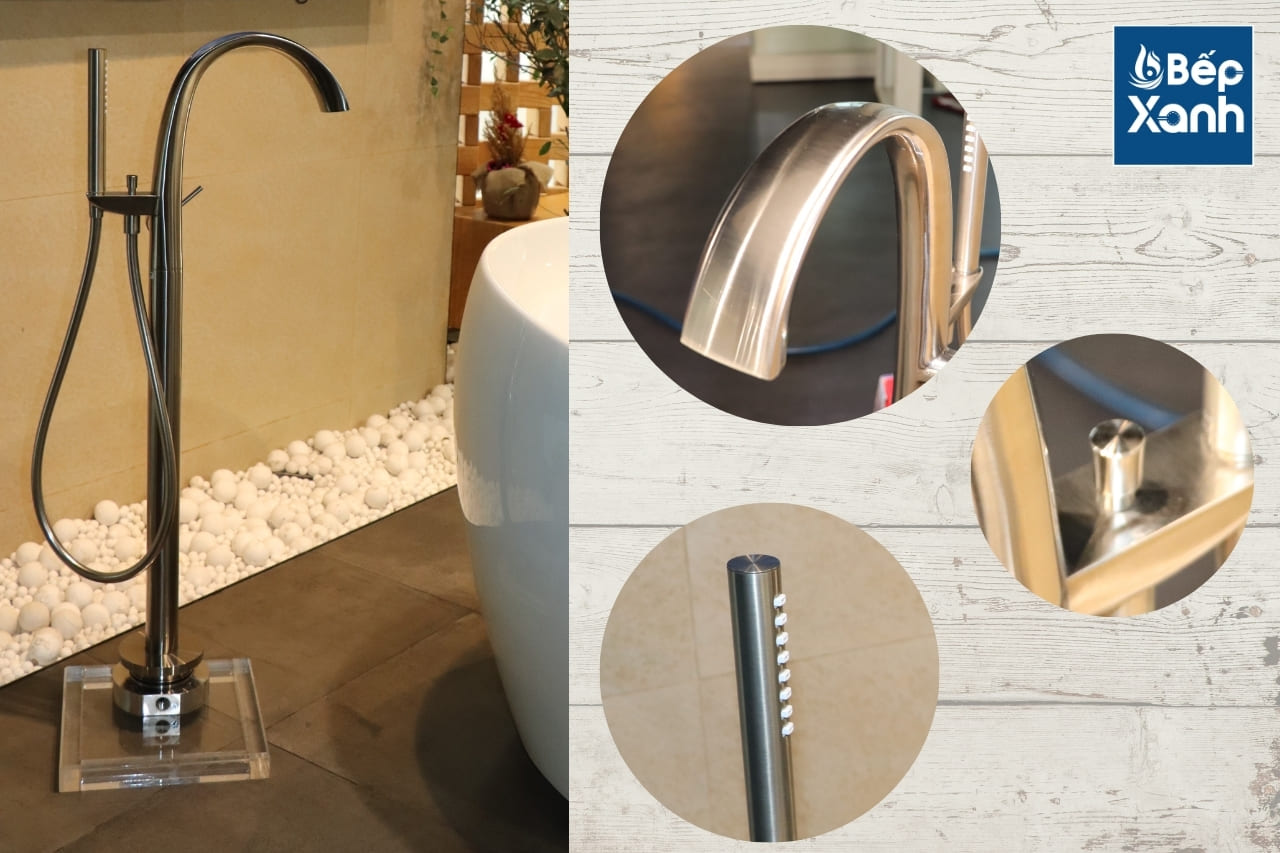 Vòi xả bồn nóng lạnh TBP01301A#BN 