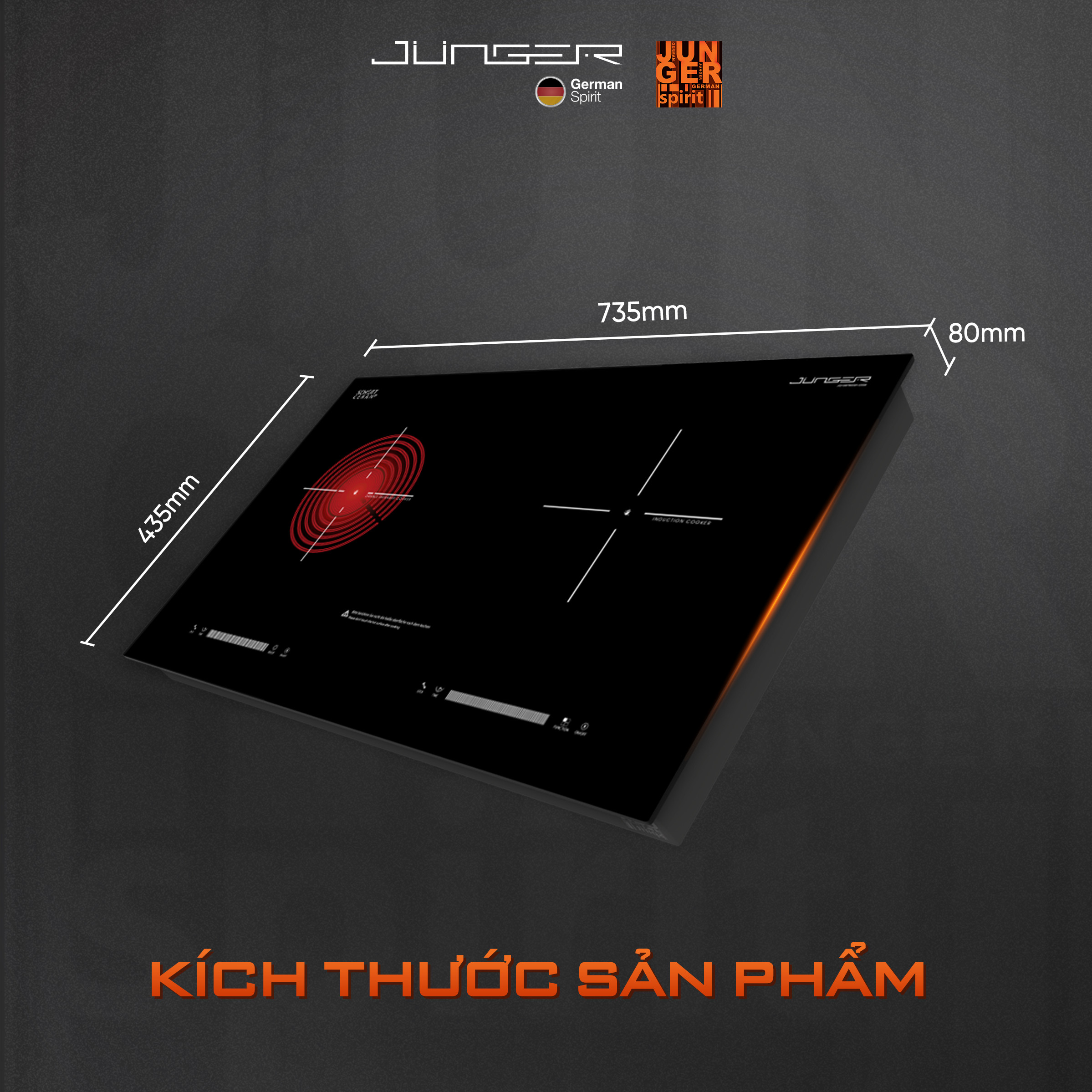 SIS-68 sở hữu kích thước tinh gọn, đáp ứng mọi nhu cầu thiết kế và bố trí bếp.